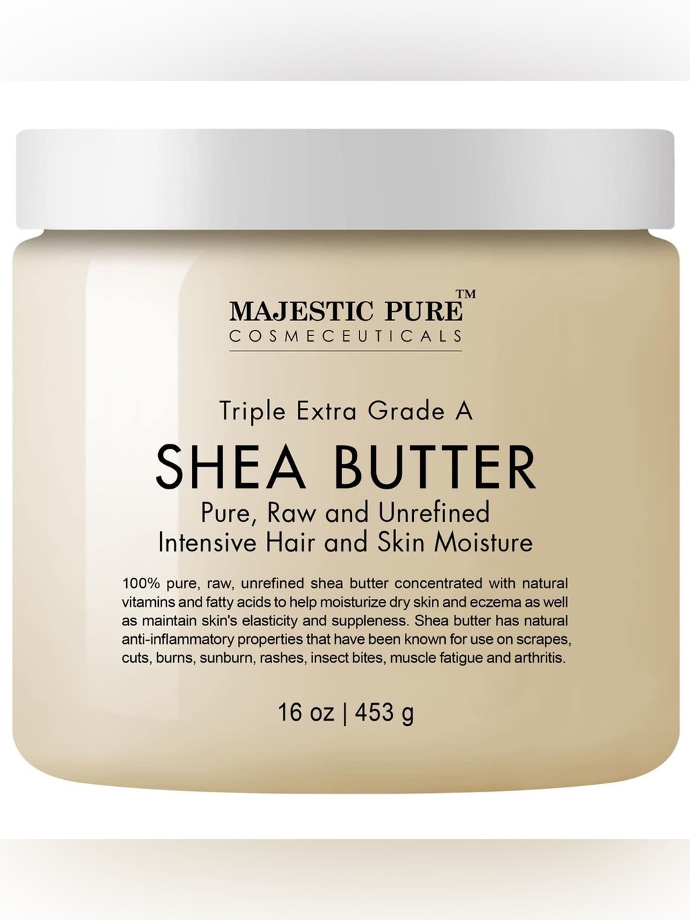 Majestic Pure Shea Butter - NEW 16 ox